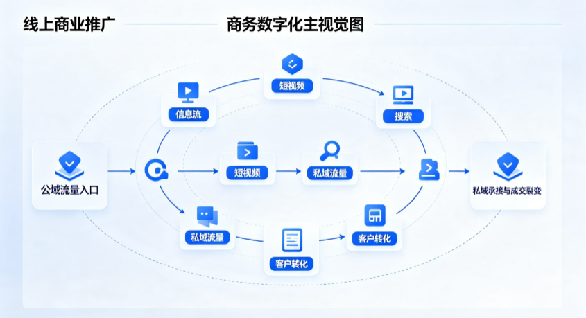 大同区线上商业推广怎么做？全域流量闭环搭建与低成本转化实战指南